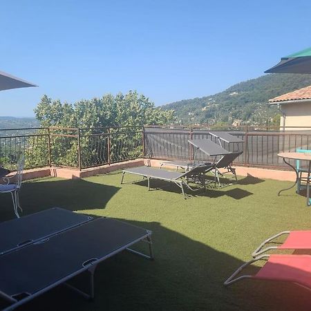 De 1 A 6 Avec Terrasse Solarium, Vue Panoramique Et Parking Gratuit Apartment Grasse Exterior photo